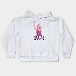 celine dion is back Kids Hoodie